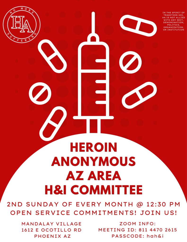 HA H&I Committee Flyer